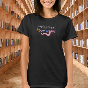 Camiseta Amantes de la lectura de orugas retro