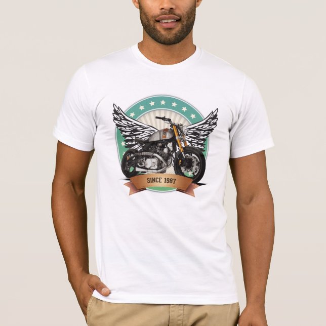 Camiseta Amantes de la moto (Anverso)