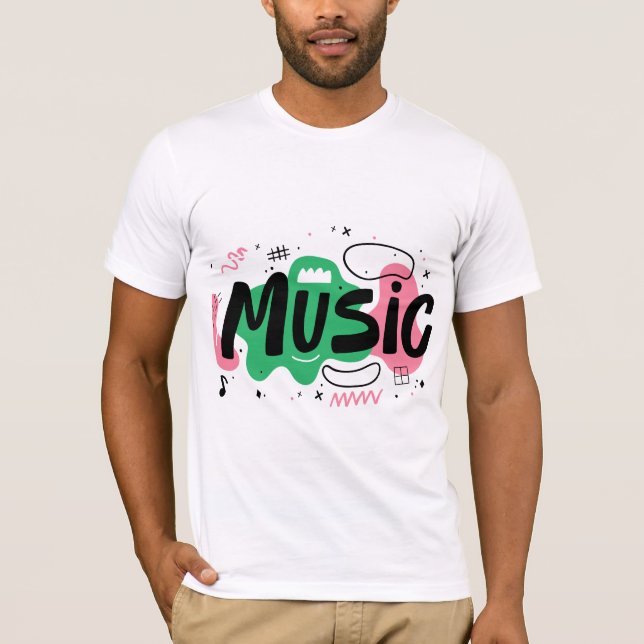 Camiseta Amantes de la música (Anverso)