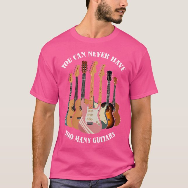 Camiseta Amantes de la música acústica de la guitarra eléct (Anverso)