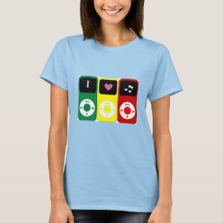 Camiseta Amantes de la música Ipod