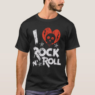 Camiseta Amantes de la música rock and Roll Rock n Roll
