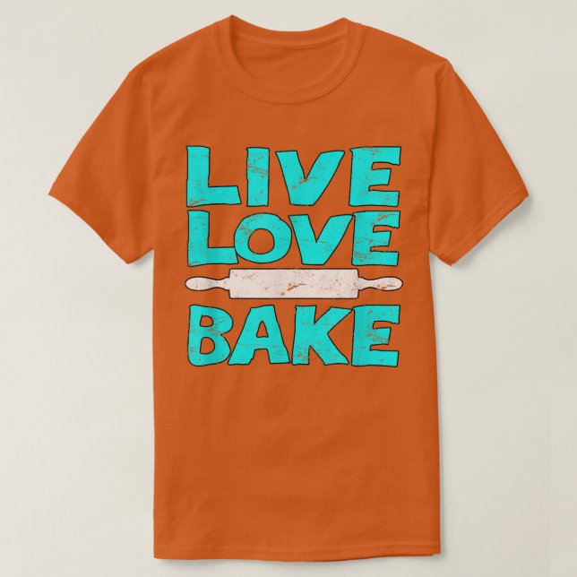 Camiseta Amantes de la panadería Bake T Baking Bakery (Diseño del anverso)