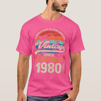 Camiseta Amantes De La Pesca De Alumnos De 43 Años Septiemb