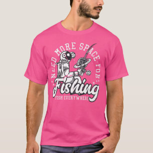 Camiseta Amantes de la pesca de Astronauta divertidos neces