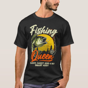 Camiseta Amantes de la pesca de las damas reina de la pesca