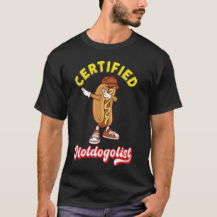 Camiseta Amantes de la salchicha de perros calientes divert