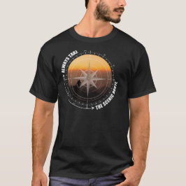 Camiseta Amantes de la Senderismo Siempre Tomen la Ruta Esc