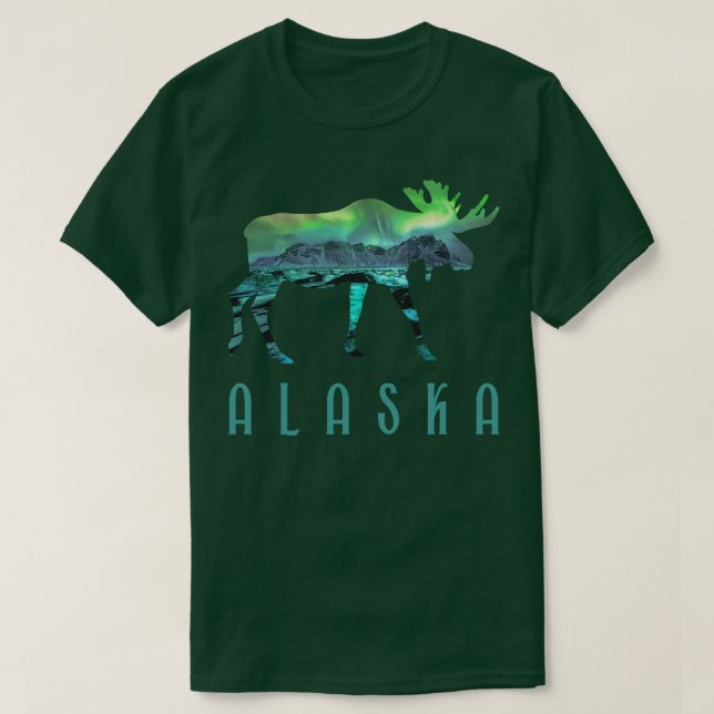 Camiseta Amantes de la vida salvaje de Alaska acampando a m (Diseño del anverso)