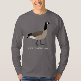 Camiseta Amantes de las aves: Ilustracion de oca de Canadá 