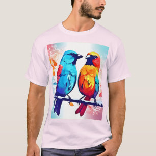Camiseta Amantes de las aves tropicales