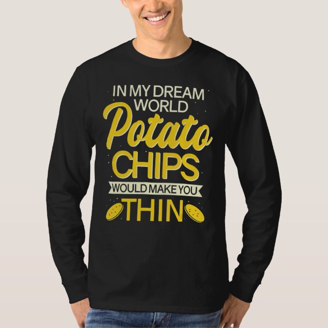 Camiseta Amantes de las golosinas de patata delgada (Anverso)