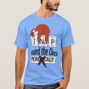 Camiseta Amantes de las locuras divertidas Nap Science Peri