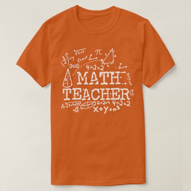 Camiseta Amantes de las matemáticas (Diseño del anverso)
