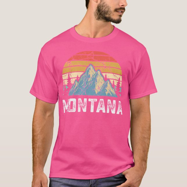 Camiseta Amantes de las Montañas Montana Vintage - Senderis (Anverso)