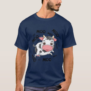 Camiseta Amantes de las vacas lunares