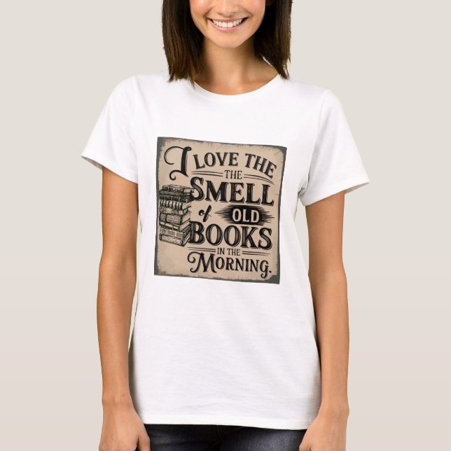 Camiseta Amantes de libros antiguos (Anverso)
