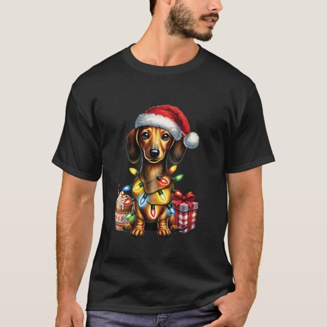 Camiseta Amantes de los animales mascotas Dachshund Perro S (Anverso)