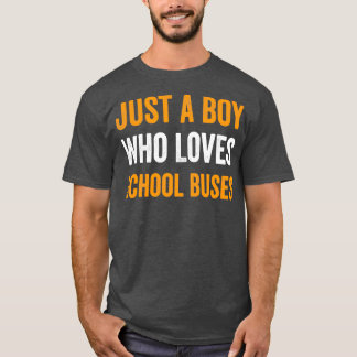 Camiseta Amantes de los autobuses escolaresAmantes de los a