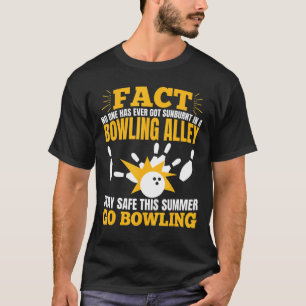 Camiseta Amantes de los bolos de Fact Bowling