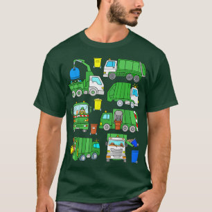 Camiseta Amantes de los camiones de basura de un divertido 