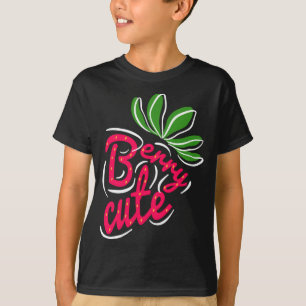 Camiseta Amantes de los Frutos de Fresa Cuta de Berry