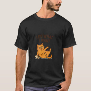 Camiseta Amantes de los gatos Divertido Humorístico Terco h