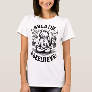 Camiseta Amantes de los gatos -youga-