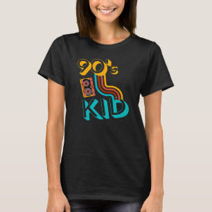 CAMISETA AMANTES DE LOS NIÑOS DEL RETRO 90 - CASETTE