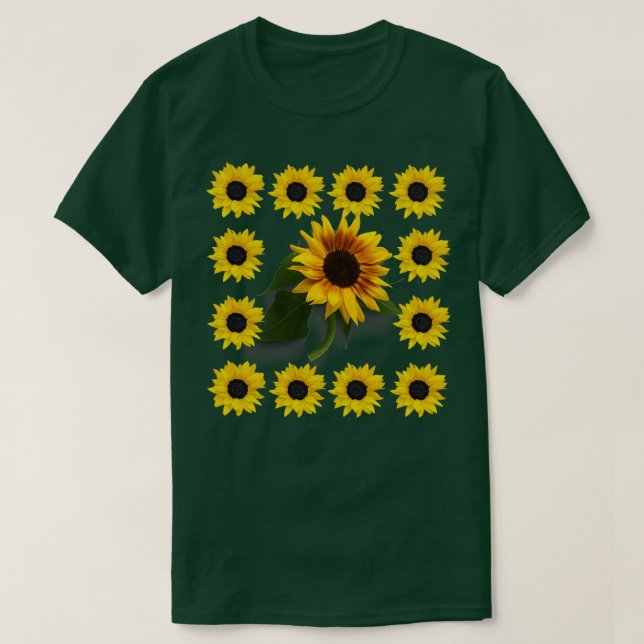 Camiseta Amantes de los Patrones de Sunflower (Diseño del anverso)