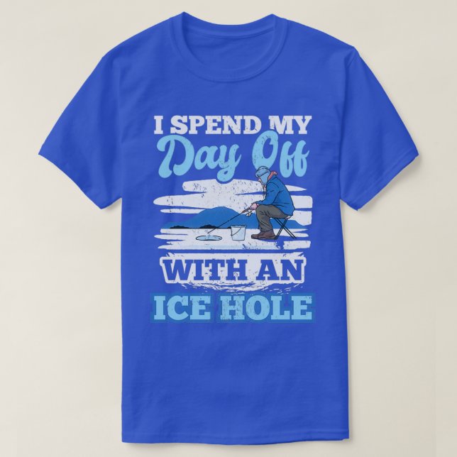 Camiseta Amantes de los peces de invierno citan pesca de hi (Diseño del anverso)