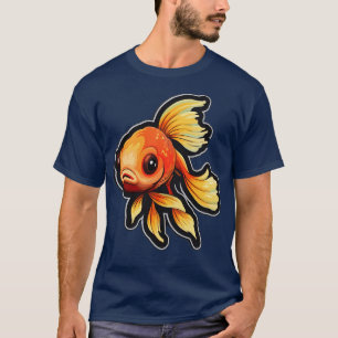 Camiseta Amantes de los peces dorados Cute Goldfish 3