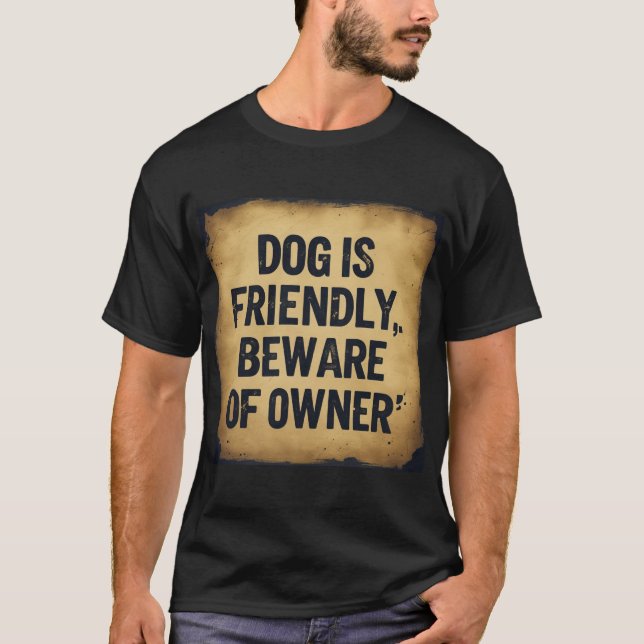 Camiseta Amantes de los perros  (Anverso)