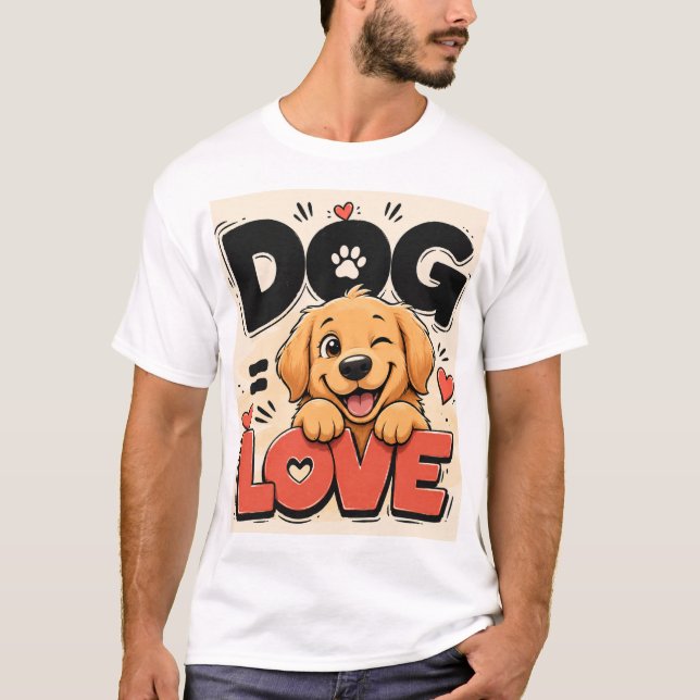 Camiseta Amantes de los perros (Anverso)