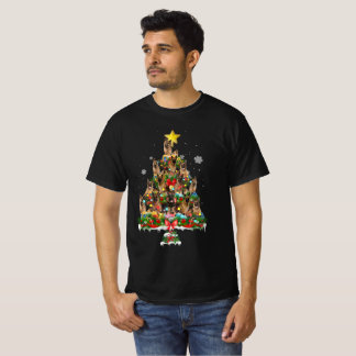 Camiseta Amantes de los perros pastores navideños alemanes 