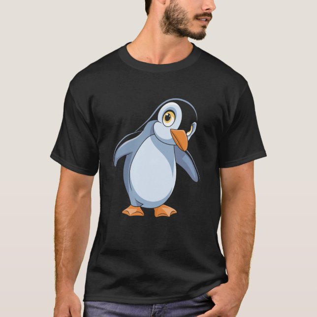Camiseta Amantes de los pingüinos cutáneos presentes para C (Anverso)