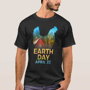 Camiseta Amantes De Los Pollos Día De La Tierra Abril 22 Am