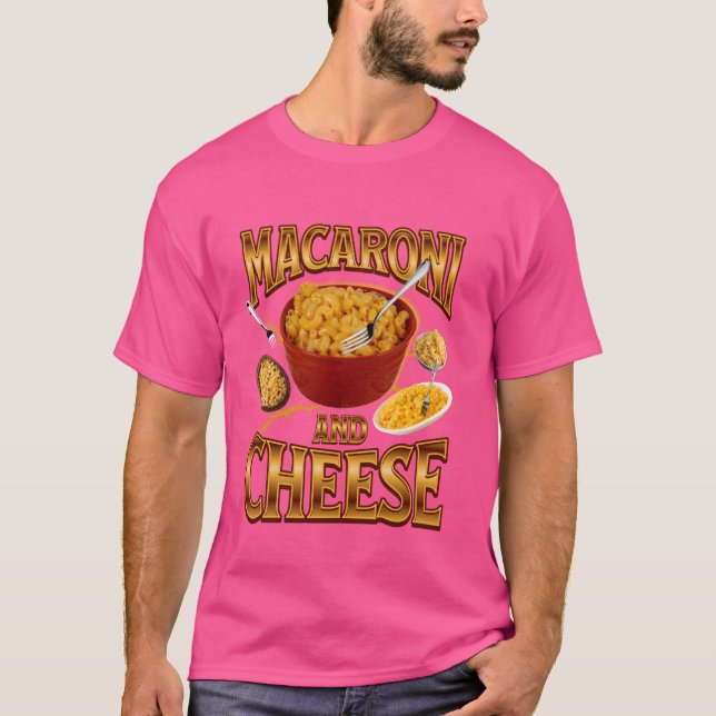 Camiseta Amantes de Macaroni y Queso retro Rap (Anverso)