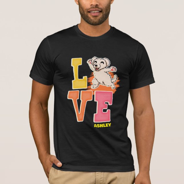 Camiseta Amantes de Malta color lindo (Anverso)