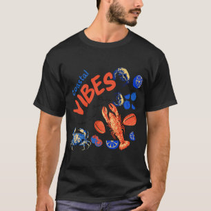 Camiseta Amantes de Mariscos Langosta Cangrejo
