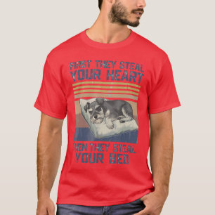 Camiseta Amantes de mascotas divertidas Schnauzer miniatura