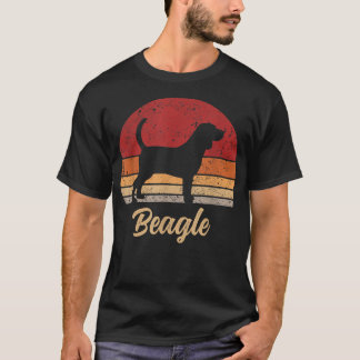 Camiseta Amantes de Mascotas Perro Beagle Vintage Hombres M