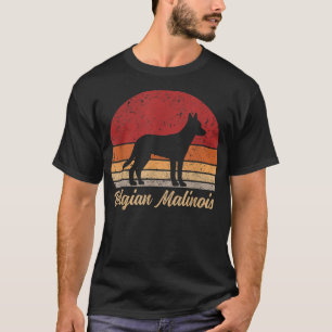 Camiseta Amantes de Mascotas Perro Malinois Belga Antiguo H