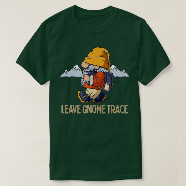 Camiseta Amantes de montaña de los Gnomes de Senderismo div (Diseño del anverso)