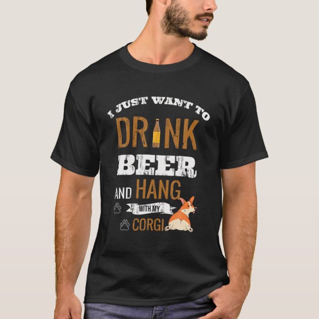 Camiseta Amantes de ostra y cerveza por eso estoy aquí (Anverso)