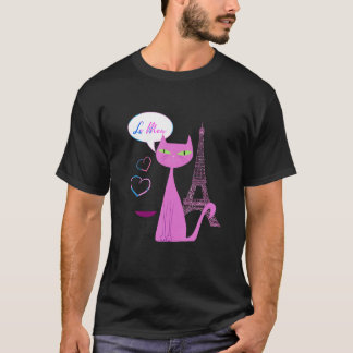 Camiseta amantes de paris cat