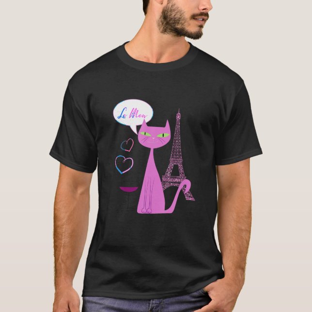 Camiseta amantes de paris cat (Anverso)