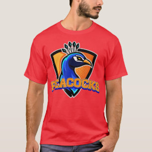 Camiseta Amantes de Peacocks fans del equipo de vida silves