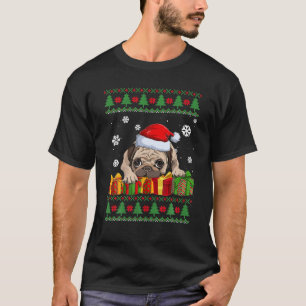 Camiseta Amantes de Perros Divertidos Pug Lindo Sombrero de