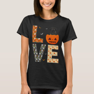 Camiseta Amantes de perros labradores negros niños niñas di